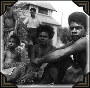 Native children in New Guinea during WWII.